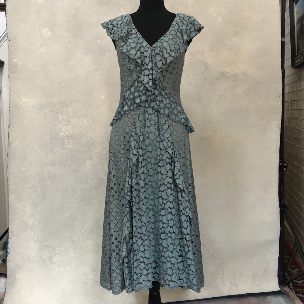 NWT Anthropologie Antoinette midi lace dress, 6